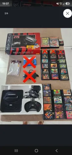 Mega Drive mais jogos