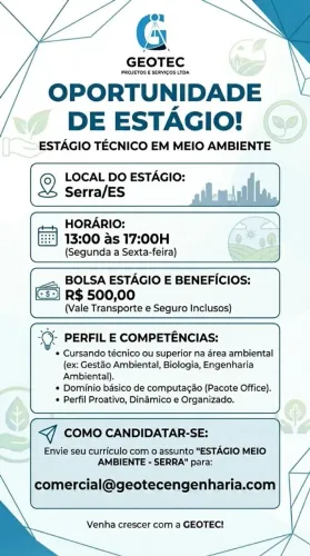 Estágio Técnico Meio Ambiente