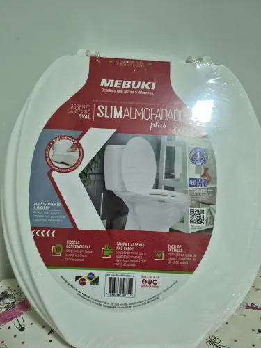 Assento sanitário oval 