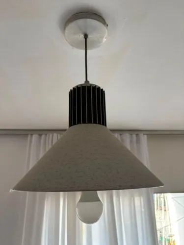 Luminária Pendente Industrial Metal 32cm Lustre Moderno Loft E27 Decoração Sala Cozinha