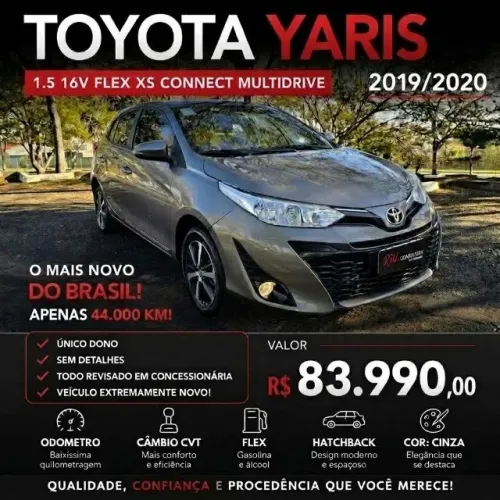 Toyota Yaris XS 1.5 Flex 16V 5P Aut. 2020