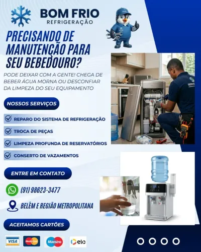 Conserto e Manutenção de Bebedouro em Belém e Ananindeua| Visita Rápida!