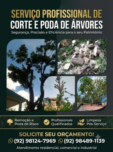 Corte e podas de árvores