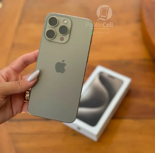 IPhone 15 Pro Max 256gb azul natural completo
