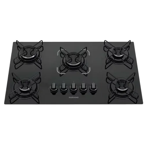 Cooktop Itatiaia Essencial Completo 5 Queimadores Preto