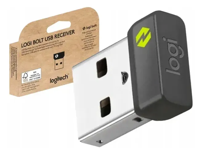Logi Bolt Receptor USB A Novo Lacrado na caixa.