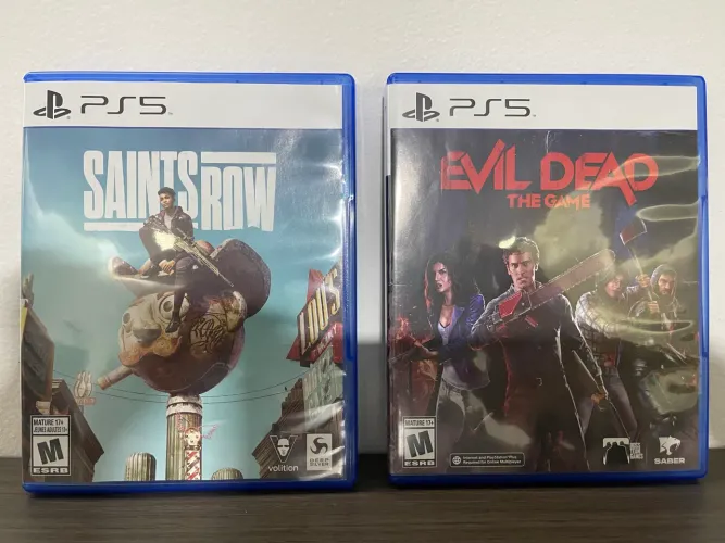 2 jogos ps5 saints row + evil dead PS5 PlayStation 5