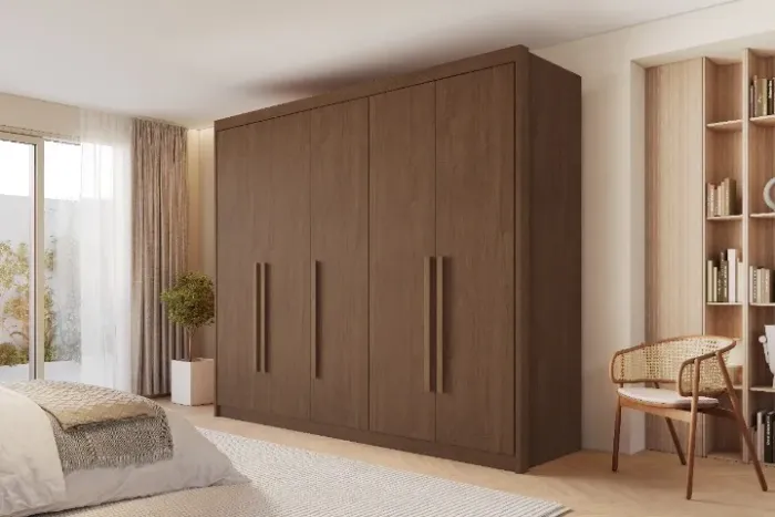 Guarda Roupa 2.16M Casal 100%MDF C/5Portas C/8Gav.Internas. Produto Novo Direto de Fábrica