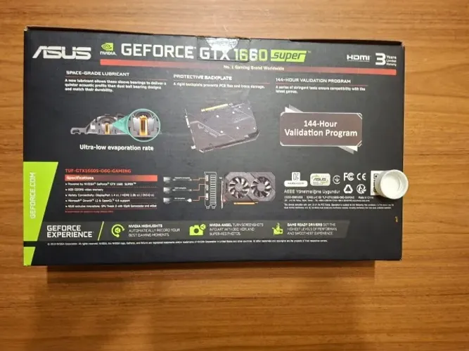 Placa de vídeo GEFORCE GTX 1660 SUPER 6GB