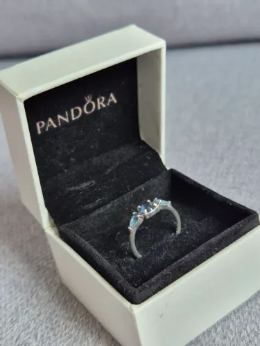 Anel Pandora em prata 925 c/ zircônia cúbica