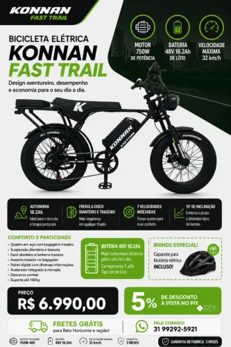 Bicicleta elétrica 