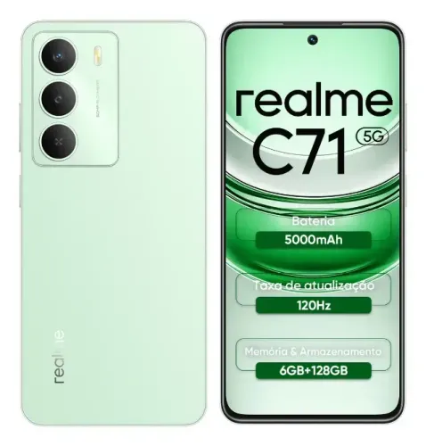 Realme C71 Verde na Garantia até MAR/27