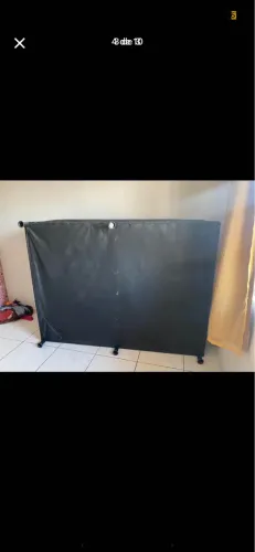 Vendo cama de casal semi nova