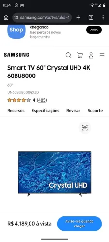 Tv Samsung 60P 4k