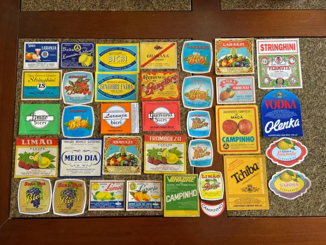Rótulos antigos de bebidas