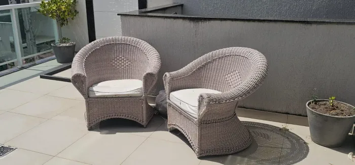 Poltronas em vime