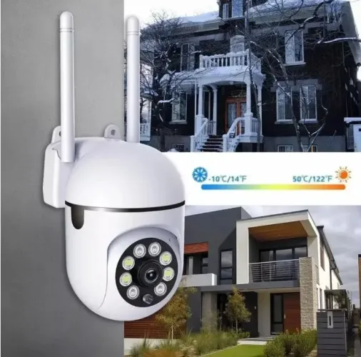 Câmera Wi-Fi PTZ 360° com Visão Noturna - R$ 120,00