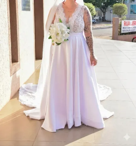 Vestido de noiva plus