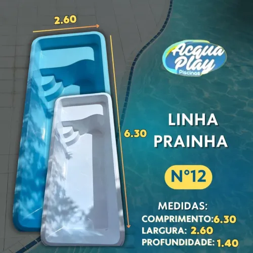 Piscina de fibra