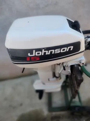 motor de popa jonhson 15 pouco usado raridade 