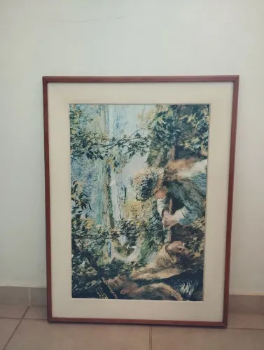 Quadro de uma pintura de paisagem do Pierre-Auguste Renoir
