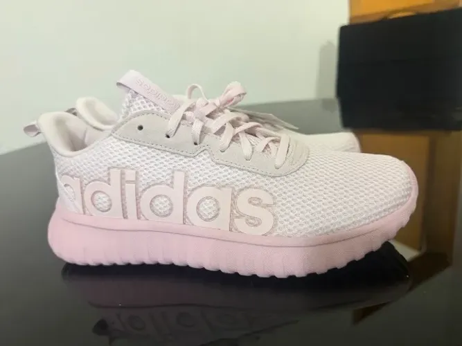 Tênis Adidas Kaptir Base Original Rosa Novo com Etiqueta | Tam. 38/39