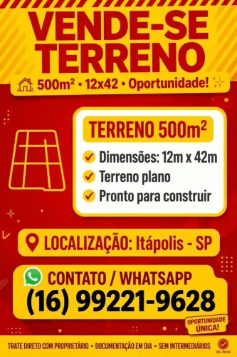 Terreno 12x42