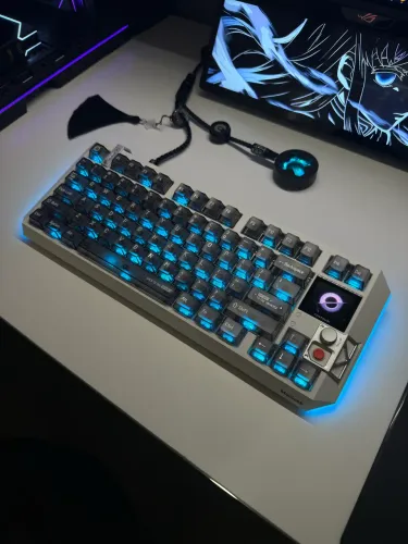 MelGeek Centauri80 - Teclado Magnético com tela OLED