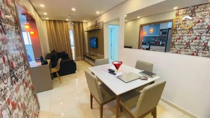 Apartamento com 2 dormitórios à venda, 89 m² por R$ 620.000,00 - Vila Guilhermina - Praia 