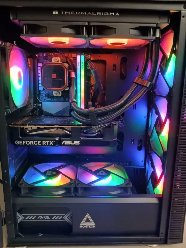 PC Gamer RTX 5060 + Ryzen 7 5800X; Peças Novas na Garantia