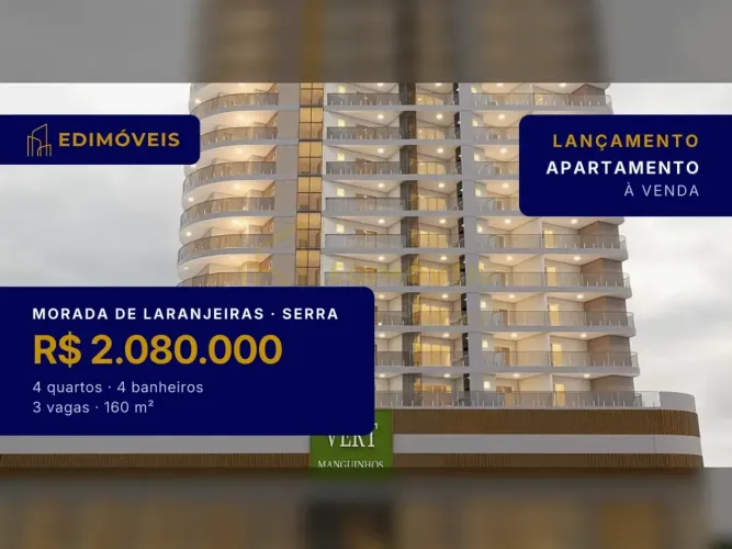 Venha Conhecer este Apartamento em Morada de Laranjeiras com Vista Mar