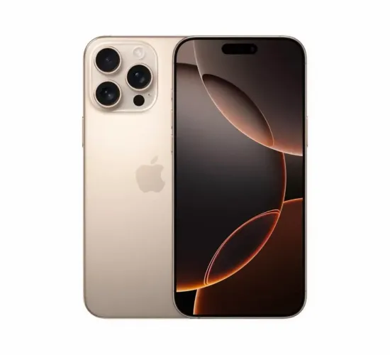 iPhone 16 pro Max 256 GB titânio desert - dourado - bege