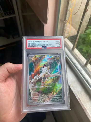 Meowth 192/SV-P. PSA 9