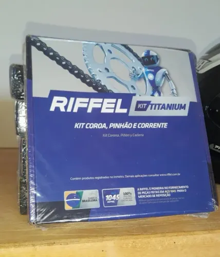 kit relação riffel titan 150 2004-2016, fan 2009-2015, cg start 2014-2015, cg cargo 150 20