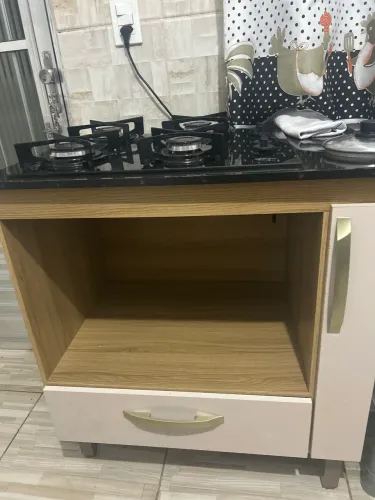 Fogão cooktop e bancada completa 