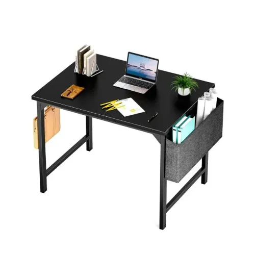Mesa de Escritório Sweetcrispy Preta