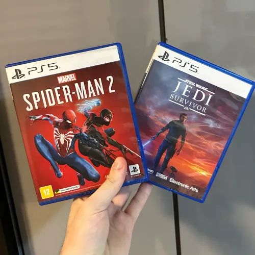     Jogos PS5 | Spider-Man 2 e Jedi Survivor