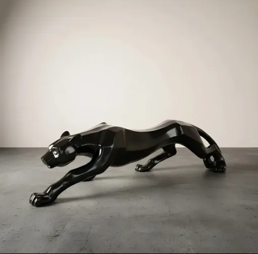 Pantera negra escultura