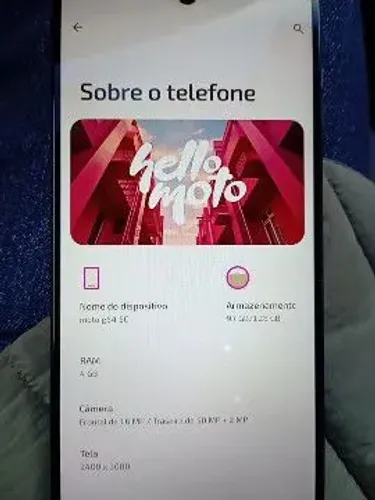 Celular Moto G54