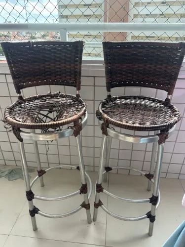 Banquetas alta de sisal