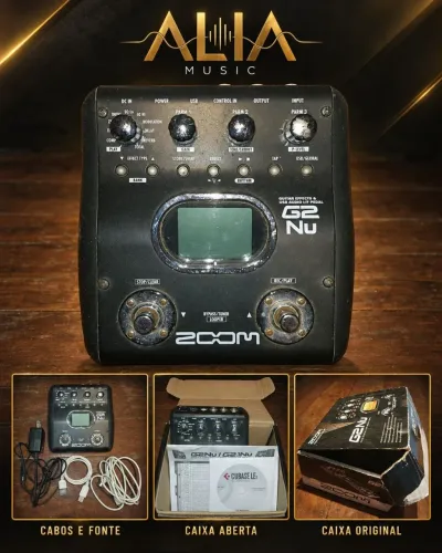 Pedaleira zoom g2.nu para guitarra