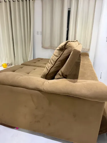 SOFÁ ESTOFADO RETRÁTIL E RECLINÁVEL 