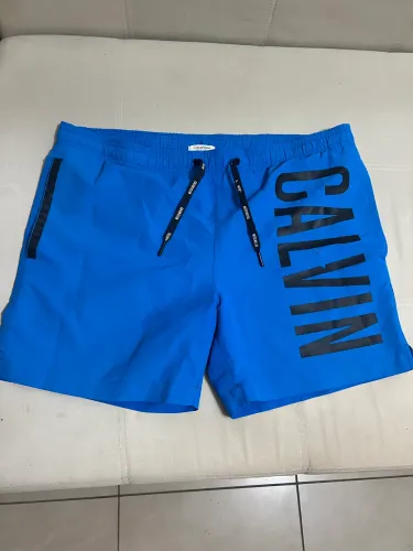 Short de banho calvin Klein original azul S 