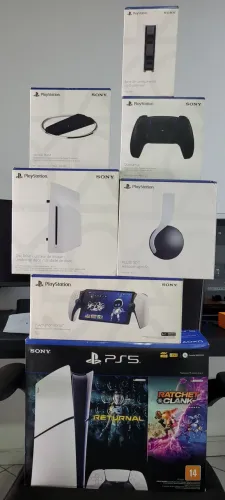 Playstation 5 com todos acessórios