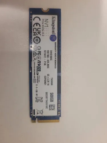 Nvme 500GB Kingston