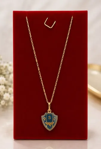 Cordão em ouro 18k com pingente do paysandu