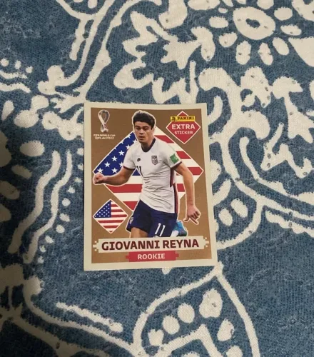 Figurinhas Cr7 prata da copa passada e o Giovanni Reyna bronze