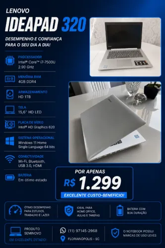 Not book Lenovo320