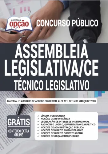Apostila ALECE - Técnico Legislativo - 2020