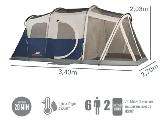 Barraca de camping Coleman